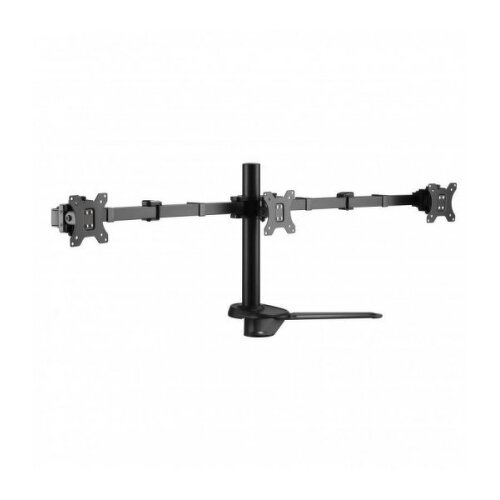 Suporte de mesa Equip com braços articulados para 3 monitores 17"-32" - Inclinação e rotação - Gestão de cabos - Peso máximo 7kg - VESA 100x100mm - Equip 650125