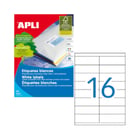 Etiquetas 105x035mm 100Fls A4 Apli 1600un - APLI APL01287