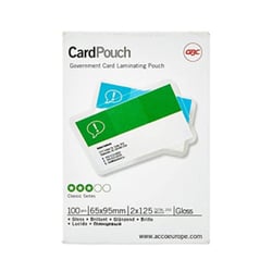 Bolsas de Plastificar 060x90mm 125mic 100un - GBC 1002021