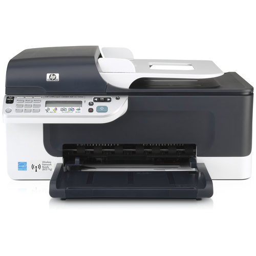 HP OfficeJet J4680, Jato de tinta térmico, Impressão a preto e branco, 4800 x 1200 DPI, Cópia a cores, A4, Preto, Branco - HP CB783A