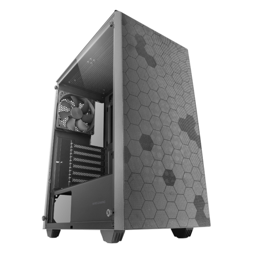 Caixa MARS GAMING MC-Q3, ATX PC , DOUBLE MAGNETIC ANTI-DUST TOP + FRONT MESH, BLACK - Mars Gaming MCQ3