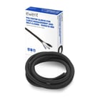 Capa organizadora de cabos em poliéster Ewent - Fecho automático - 3m - 13mm - Cor preta - Ewent EW1559