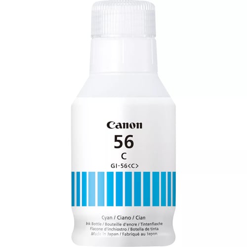 Frasco de tinta original Canon GI56 ciano - GI56C/4430C001 - Canon GI56C
