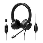 PORT HEADSET CONFORT OFFICE STEREO USB 4 CONTROLES COMANDO NOISE CANCEL - Port 901605