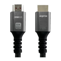 Approx Cable HDMI 2.1 Macho/Macho - Soporta Resolucion 8K - Longitud 1m - Approx APPC62