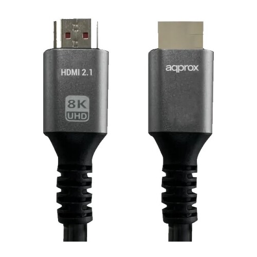 Approx Cable HDMI 2.1 Macho/Macho - Soporta Resolucion 8K - Longitud 1m - Approx APPC62