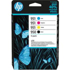 Pack Tinteiros 950/951 4 Cores 6ZC65A 24ml/8ml - 6ZC65A