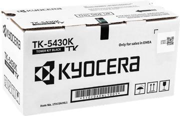 Cartucho de toner original preto Kyocera TK5430 - 1T0C0A0NL1/TK5430K - Kyocera TK5430K