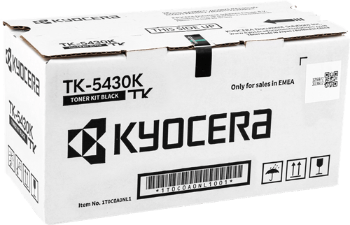 Cartucho de toner original preto Kyocera TK5430 - 1T0C0A0NL1/TK5430K - Kyocera TK5430K
