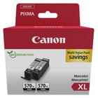 PGI-570XL BK TWIN SEC - Pigment Black XL Ink Tank (2 ink tanks) - Canon 0318C010