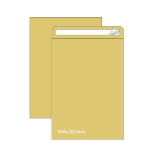 Envelopes Saco 184x261mm Kraft 090g Autodex 250un - Neutral 1611035