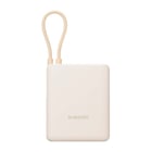 Xiaomi Tan GL Powerbank 10000 mAh - 33W - Cabo incorporado - Carregamento rápido - Várias camadas de segurança - Cor bege - Xiaomi BHR9333GL