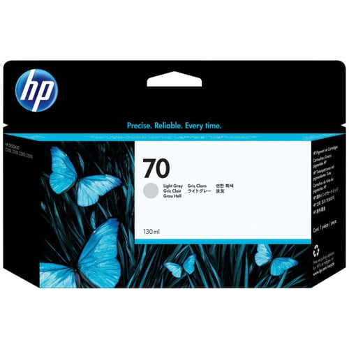 HP Tinteiro DesignJet 70 Cinzento Claro de 130 ml - C9451A