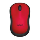 Logitech M220 Silent Wireless 1000dpi Mouse - Silencioso - 3 botões - Uso ambidestro - Vermelho - Logitech 910-004880