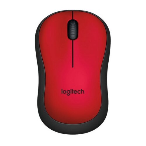 Logitech M220 Silent Wireless 1000dpi Mouse - Silencioso - 3 botões - Uso ambidestro - Vermelho - Logitech 910-004880