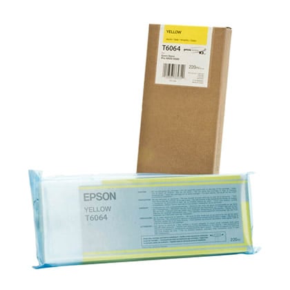 Cartucho de tinta amarelo original Epson T6064 - C13T606400 - Epson C13T606400
