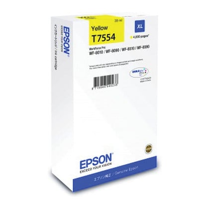 Epson T7554 tinteiro 1 unidade(s) Original Rendimento alto (XL) Amarelo - Epson C13T755440