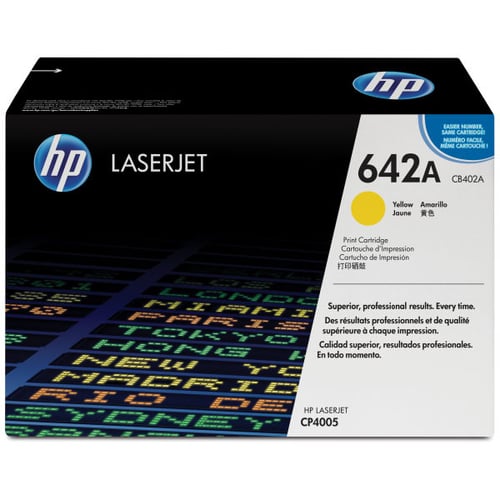 HP 642A Yellow Original LaserJet Cartridge toner 1 unidade(s) Amarelo - CB402A