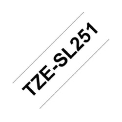 Fita Autolaminada 24mmx8mts Fundo Branco / Texto Preto - Brother BROTZESL251