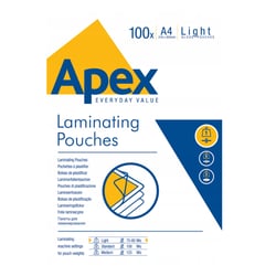 Bolsas de Plastificar 216x303mm A4 75mic/80mic 100un - Fellowes 1002000