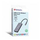 VERBATIM DOCK 4K USB-C 1xHDMI 1xRJ45 2xUSB-C 3xUSB3.2 CARDREADER - Verbatim 32152