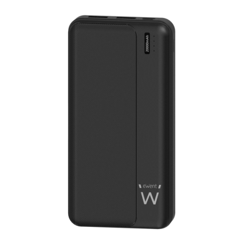 Ewent EW1163 Powerbank 20000mAH 22.5W PD - USB-A, USB-C - Cor preta - Ewent EW1163