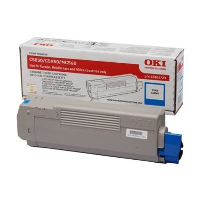 Toner Oki C5850/C5950/MC560 Azul - Oki 43865723