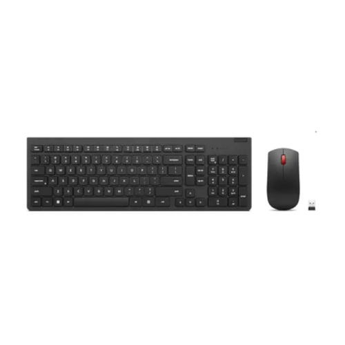 LENOVO ESSENTIAL WIRELESS COMBO KEYBOARD & MOUSE GEN2 BLACK PORT 163 - Lenovo 4X31N50734