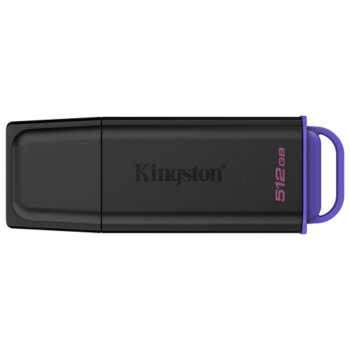 Kingston Pen USB 3.2 GEN1 Datatraveler Exodia de 512 GB, Preto/Roxo - Kingston DTXG2/512GB