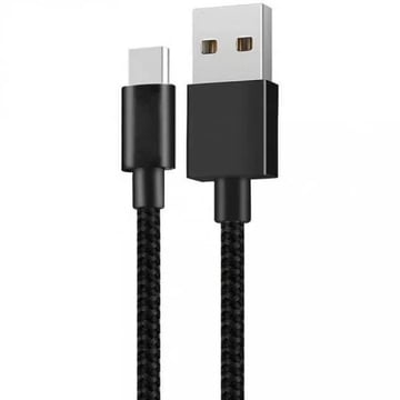 Cabo Xiaomi USB-A macho para USB-C macho - Comprimento 1m - Cor preta - Xiaomi 236952