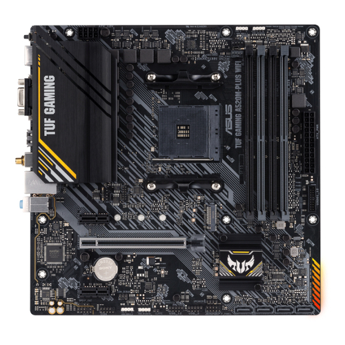 MB ASUS AMD TUF GAMING A520M-PLUS WIFI SKT AM4 4xDDR4 VGA/HDMI/DP mATX - Asus 90MB17F0-M0EAY0