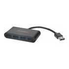 Kensington Hub 4 Portas USB 3.0 - Grande Produtividade - Preto - Kensington K39121EU