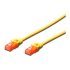 DIGITUS CHICOTE CAT6 UTP LSZH 1MT AMARELO - DIGITUS DK-1617-010/Y