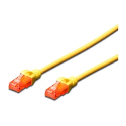 DIGITUS CHICOTE CAT6 UTP LSZH 1MT AMARELO - DIGITUS DK-1617-010/Y