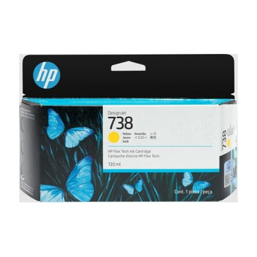 HP 498N7A Amarillo Cartucho de Tinta Original - 738 - HP 289302