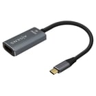 Conversor USB-C para HDMI 4K@60Hz em alumínio da Aisens - USB-C/M-HDMI/H - 15 cm - Cinzento - Aisens A109-0683