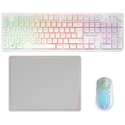 Mars Gaming Conjunto para jogos MCPWXWPT 3-EM-1 RGB Branco - Mars Gaming MCPWXWPT