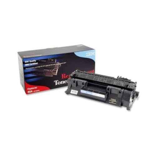 Toner IBM para HP 80A Preto CF280A 2700 Pág. - Ibm IBMTG85P7018