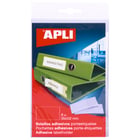 Bolsas para etiquetas autocolantes Apli - 55 x 102 mm - Altere a informação da etiqueta de acordo com as suas necessidades - Contém 6 bolsas por saco - APLI 210971