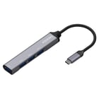 Concentrador USB 3.1 USB-C da Aisens - USB-C macho para 4x cabo Tipo A - 10 cm - Tamanho 50 - Aisens A109-0541