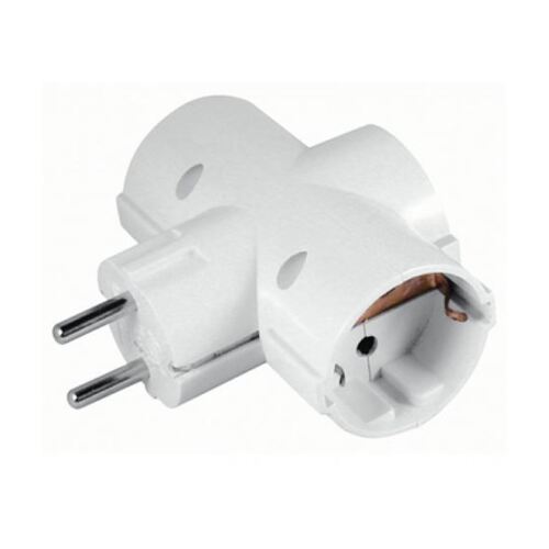 Adaptador universal Elbat 3 soquetes - proteção infantil - Elbat EB0154