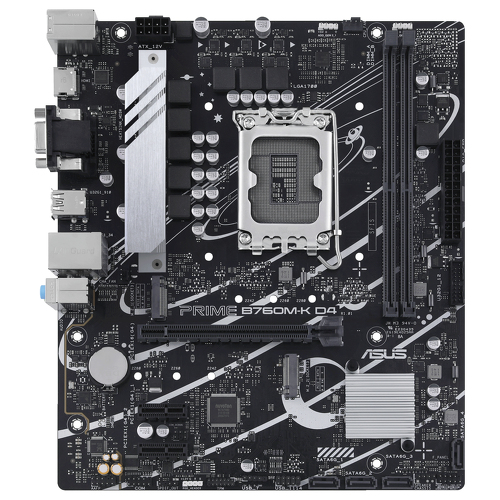 MB ASUS PRIME B760M-K D4 SK LGA1700 2DDR4 VGA/HDMI mATX - Asus 90MB1DS0-M1EAY0