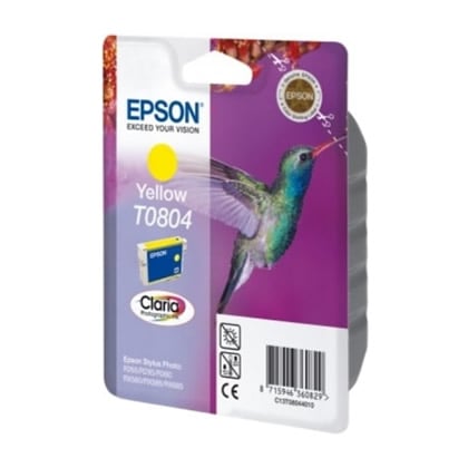 Epson Hummingbird Tinteiro Amarelo T0804 Tinta Claria Photographic - Epson C13T08044020