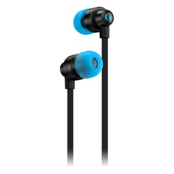 Logitech G333 Auscultadores para jogos com microfone - Adaptador USB-C - Multiplataforma - Altifalantes dinâmicos - Ficha de 3,5 mm - Preto/azul - Logitech 981-000924