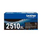 Toner Preto de alta capacidade. Duração estimada: 3.000 páginas segundo ISO/IEC 19752 - Brother TN2510XL