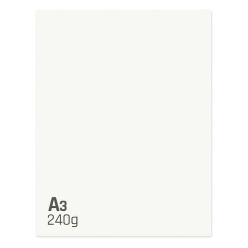 Cartolina A3 Branco 240g 50 Folhas - Neutral 1725915