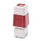 Suporte de carimbos vermelho. 6 carimbos de 12 x 12 mm - Brother PR1212R6P