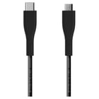 Cabo Aisens USB 2.0 3A - Tipo USB-C/M-Micro B/M - 2,0 m - Preto - Aisens A107-0350
