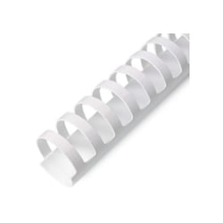 Argolas PVC Encadernar 22mm Branco 195 Folhas 100un - GBC 1713018