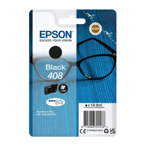 Epson 408 Tinteiro Original Preto - C13T09J14010 - Epson C13T09J14010